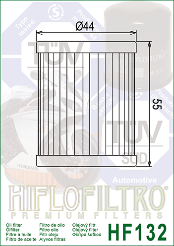 HIFLOFILTRO - FILTRO OLIO - HF132
