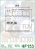 HIFLOFILTRO - FILTRO OLIO - HF153