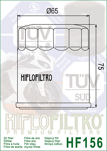 HF156 FILTRO OLIO KTM 400EGS+DUKE+LC400>