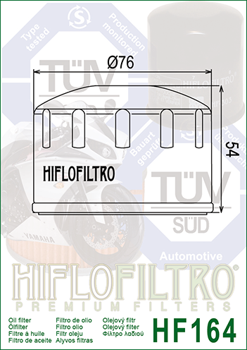 HIFLOFILTRO - FILTRO OLIO - HF164