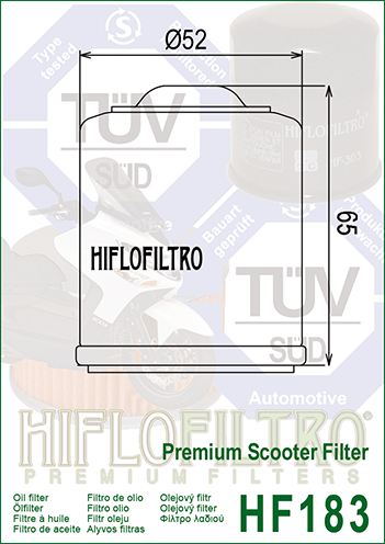 HIFLOFILTRO - FILTRO OLIO - HF183