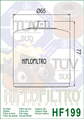 HF199 FILTRO OLIO POLARIS SPORTSMAN