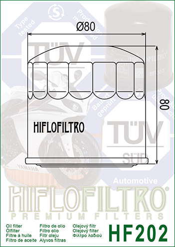 HF202 FILTRO OLIO HONDA VF/VFR/VT <1989