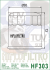 HIFLOFILTRO - FILTRO OLIO - HF303