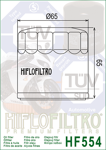 HF554 FILTRO OLIO HIFLO MV AUGUSTA