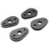 DRC CNC Flasher Holder Plates for Y/K Black 2set