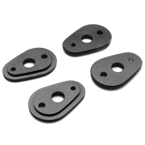 DRC CNC Flasher Holder Plates for Y/K Black 2set