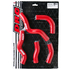 DRC Radiator Hose Kit KLX250/D-Tracker '98-07 Red