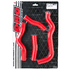 DRC Radiator Hose Kit KLX250/D-Tracker '08- Red