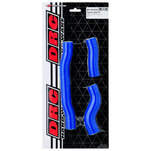 DRC Radiator Hose Kit HQV. TC250 '19- Blue