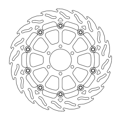 Front right floating Flame series