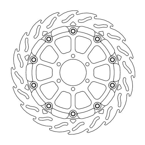 Front left Flame Racing series