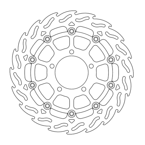 Front left floating Flame series