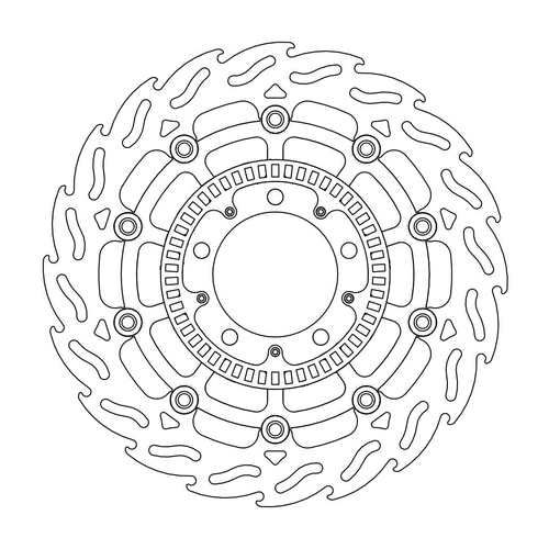 Front left floating Flame series