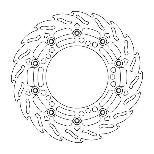 Front right floating Flame series