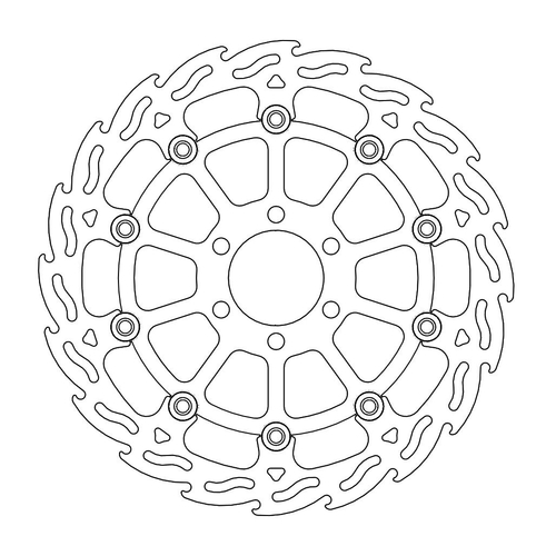 Front left floating Flame series