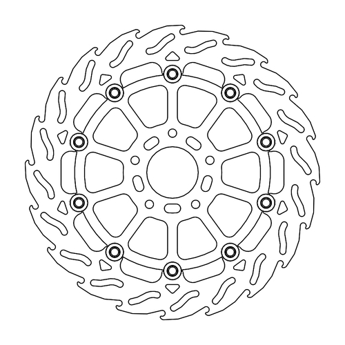 Front left floating Flame series