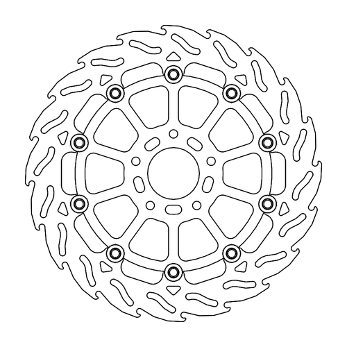 Front right floating Flame series