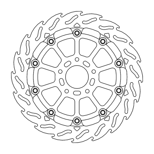 Front left Flame Racing series