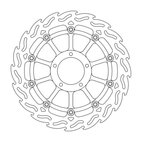 Front left floating Flame series