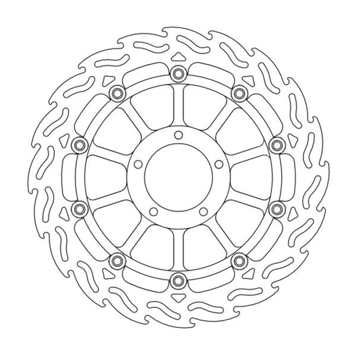 Front right floating Flame series