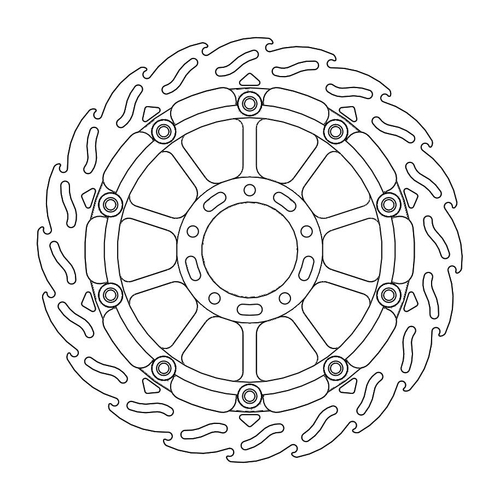 Front left Flame Racing series