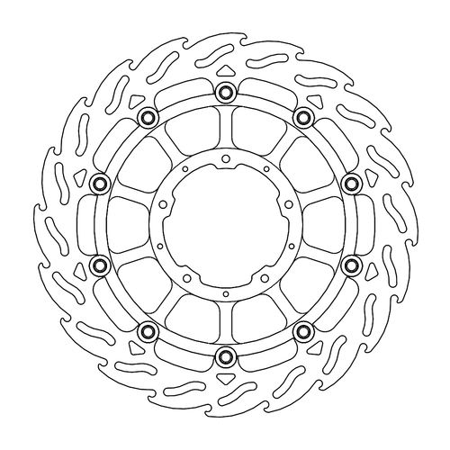 Front left floating Flame series