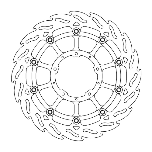 Front right floating Flame series