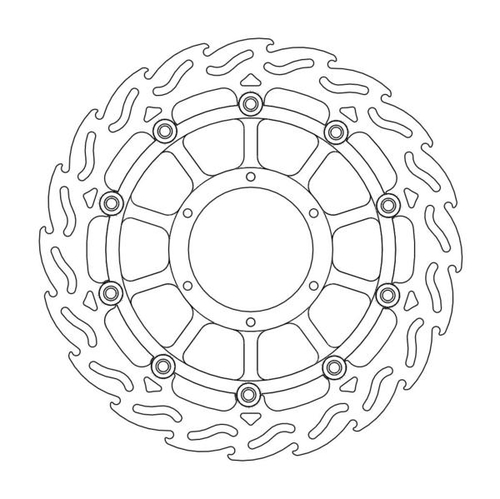 Front left floating Flame series
