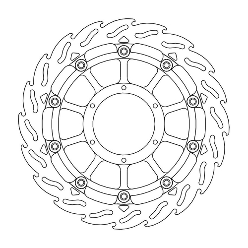 Front left Flame Racing series