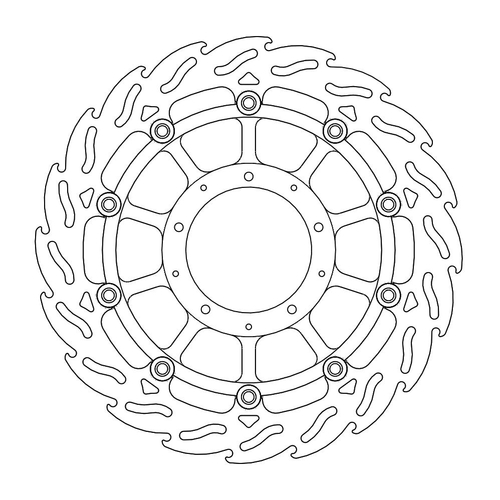 Front left floating Flame series