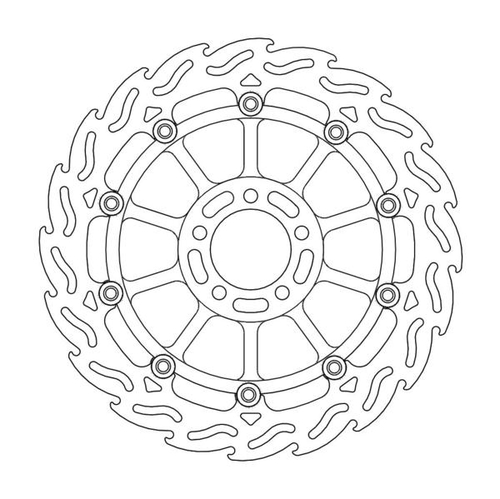 Front left floating Flame series