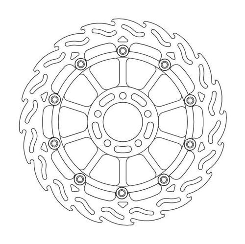 Front right floating Flame series