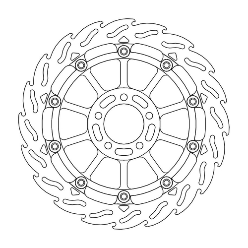 Front left Flame Racing series