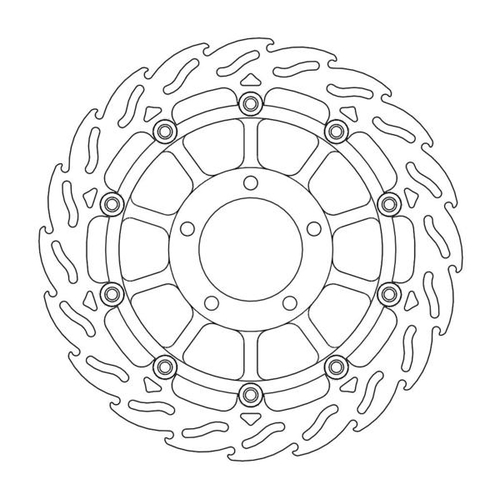 Front left floating Flame series