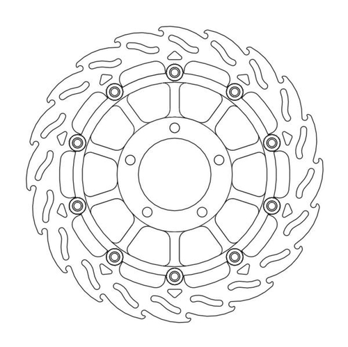 Front right floating Flame series