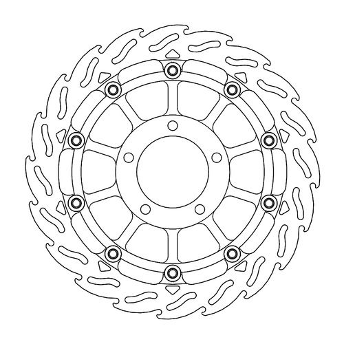 Front left Flame Racing series