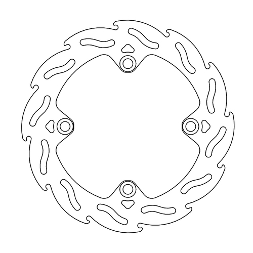Rear 4.4mm Flame series | Rear 4.4mm Flame series 220mm