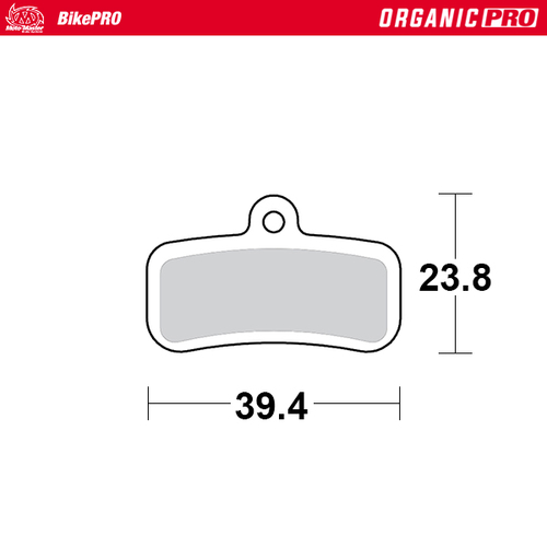 Front Brake Pad Organic Pro Series | Rear Brake Pad Organic Pro Series