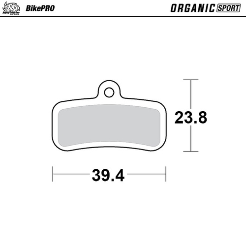 Front Brake Pad Organic Sport Series | Rear Brake Pad Organic Sport Series