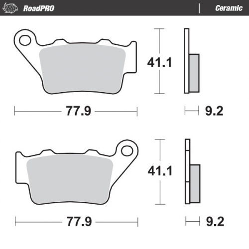 Parking brake pad Ceramic series | Rear pad Ceramic series