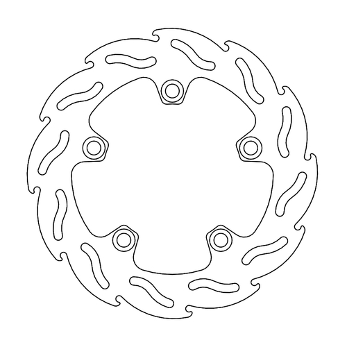 110266 DISCO FR.FIAMMA POST.YAM YZF R1-R6