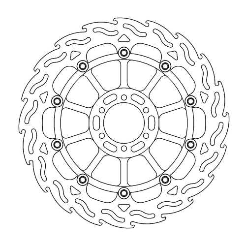 Front right floating Flame series