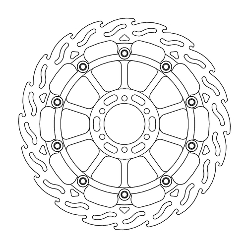 Front left Flame Racing series