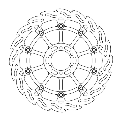 Front right Flame Racing series