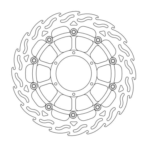 Front left floating Flame series