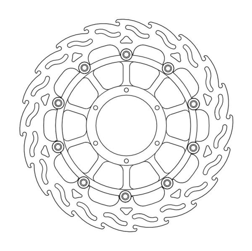 Front right floating Flame series