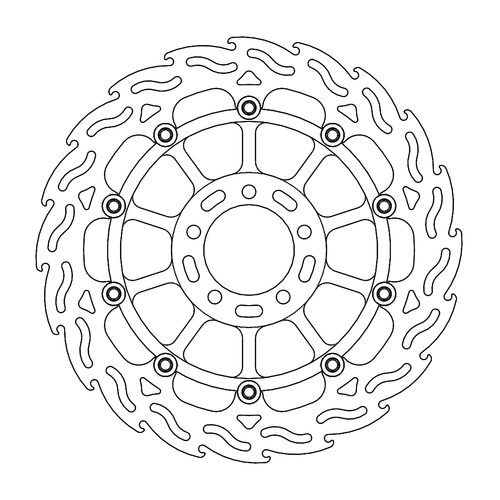 Front right floating Flame series