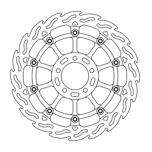 Front left Flame Racing series