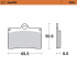 MOTO MASTER - PASTIGLIE FRENO STRADALI SINTERIZZATE - Front pad Sinter series